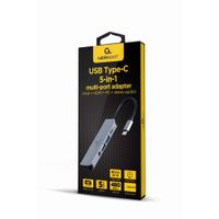 Miniatura 2 de ADAPTADOR MULTIPUERTO USB TIPO C 5 EN 1 HUB HDMI PD AUDIO ESTERO