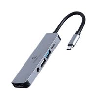Miniatura 3 de ADAPTADOR MULTIPUERTO USB TIPO C 5 EN 1 HUB HDMI PD AUDIO ESTERO