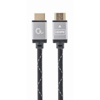 Miniatura 1 de CABLE TRENZADO HDMI 2.0 4K 60HZ GEMBIRD SELECT PLUS SERIES CON ETHERNET 3M NEGRO