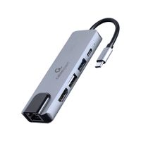 Miniatura 3 de ADAPTADOR MULTIPUERTO USB TIPO C 5 EN 1 HUB HDMI PD LAN