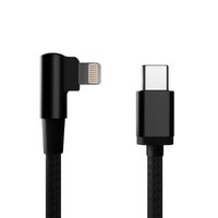Miniatura 2 de CABLE GEMBIRD USB CM-8PIN DE 8 PINES TRENZADO DE ALGODON EN ANGULO, 0,2 M,NEGRO