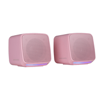 Miniatura 1 de ALTAVOCES 2.0 MARS GAMING MSPROP ROSA 10W USB + JACK CONTROL DE VOLUMEN RGB