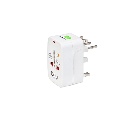 ADAPTADOR DE VIAJE DCU (37400200) EU-UK-USA-AUS-CHI-JAP - Imagen 1 de 4 ADAPTADOR DE VIAJE DCU (37400200) EU-UK-USA-AUS-CHI-JAP - Imagen 1 de 4