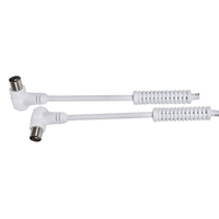 Miniatura 1 de CABLE ANTENA DCU 90-90 C/FIL BLANCO 1.5M (391100)