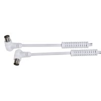 Miniatura 2 de CABLE ANTENA DCU 90-90 C/FIL BLANCO 1.5M (391100)