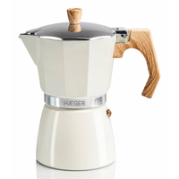 Miniatura 1 de HAEGER CAFETERA ITALIANA   MOKA POT 6 BEIGE