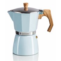 Miniatura 2 de HAEGER CAFETERA ITALIANA   MOKA POT 6 BLUE