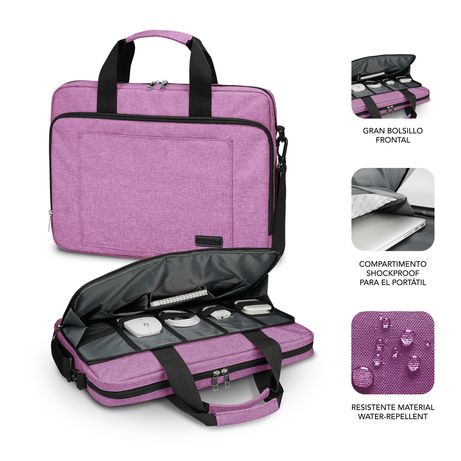 MALETIN PORTATIL SUBBLIM AIR PADDING ROSA 15.6´´ - Imagen 4 de 6 MALETIN PORTATIL SUBBLIM AIR PADDING ROSA 15.6´´ - Imagen 4 de 6