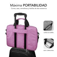 Miniatura 6 de MALETIN PORTATIL SUBBLIM AIR PADDING ROSA 15.6´´
