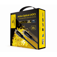 Miniatura 1 de CABLE HDMI GEMBIRD  DE ALTA VELOCIDAD CON OPTICA ACTIVA AOC CON ETHERNET 20 M