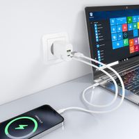 Miniatura 6 de CARGADOR AISENS GAN 30W, 1XUSB-C PD3.0 QC4.0, 1XUSB-A QC3.0, BLANCO