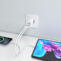 Miniatura 7 de CARGADOR AISENS GAN 30W, 1XUSB-C PD3.0 QC4.0, 1XUSB-A QC3.0, BLANCO