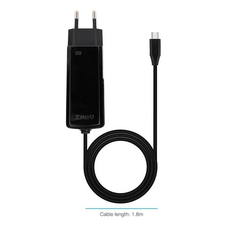 Tooq Cargador portátil GAN USB-C PD 90W Cúbico - Imagen 3 de 6 Tooq Cargador portátil GAN USB-C PD 90W Cúbico - Imagen 3 de 6