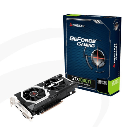 Tarjeta Gráfica Biostar GeForce GTX 1050 NVIDIA GeForce GTX 1050 4 GB GDDR5 - Imagen 1 de 2 Tarjeta Gráfica Biostar GeForce GTX 1050 NVIDIA GeForce GTX 1050 4 GB GDDR5 - Imagen 1 de 2