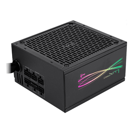 Fuente Alimentación 850W AEROCOOL LUXPRORGB850M 80 PLUS Bronze Fully-Modular Negro - Imagen 1 de 7 Fuente Alimentación 850W AEROCOOL LUXPRORGB850M 80 PLUS Bronze Fully-Modular Negro - Imagen 1 de 7