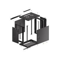 Miniatura 13 de ARMARIO LANBERG MURAL RACK 19" 12U/600X450 FLAT PACK AUTOENSA NEGRO PTA METALICA