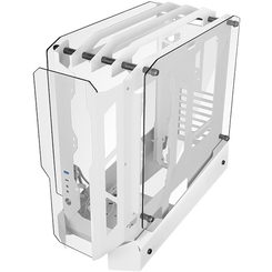 CAJA ATX SEMITORRE GAMING MARS GAMING MCEDGEW DISE??O OPEN AIR CRISTAL TEMPLADO GPU 390mm 1x3.5 3x2.5