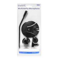Miniatura 3 de MICROFONO SOBREMESA EMINENT-EWENT EW3550 NEGRO JACK 3.5MM
