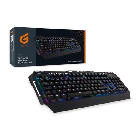 TECLADO GAMING MECANICO CONCEPTRONIC KRONIC01 RETROILUMINADO RGB USB 8 TECLAS PROGRAMAS - Imagen 6 de 7 TECLADO GAMING MECANICO CONCEPTRONIC KRONIC01 RETROILUMINADO RGB USB 8 TECLAS PROGRAMAS - Imagen 6 de 7