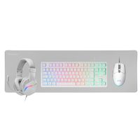 Miniatura 3 de PACK TECLADO MOUSE HEADSET Y ALFOMBRILLA MARS GAMING MCP-RGB3 WHITE TECLADO TKL H-MECH RED MOUSE RGB FLOW 3200DPI HEADSET FRGB ANC ALFOMBRILLA XXL