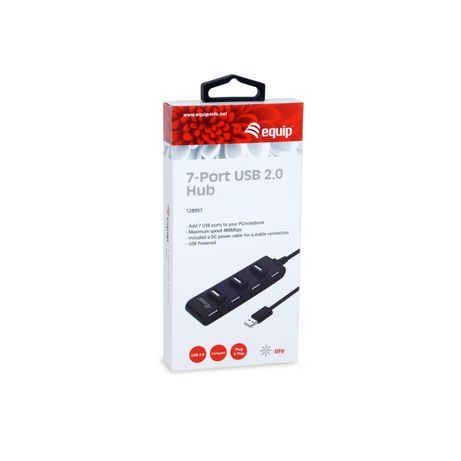 HUB USB 2.0 EQUIP LIFE 7 PUERTOS - Imagen 5 de 5 HUB USB 2.0 EQUIP LIFE 7 PUERTOS - Imagen 5 de 5