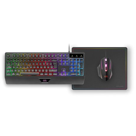 TECLADO MOUSE Y ALFOMBRILLA MARS GAMING MCP124PT PORTUGUES RGB H-MECH, MOUSE HUANO RGB 3200dpi - Imagen 3 de 7 TECLADO MOUSE Y ALFOMBRILLA MARS GAMING MCP124PT PORTUGUES RGB H-MECH, MOUSE HUANO RGB 3200dpi - Imagen 3 de 7