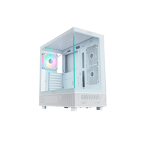 Miniatura 1 de Caja ABYSM  Caja ATX Danube SAVA H400 Blanco RGB Blanco