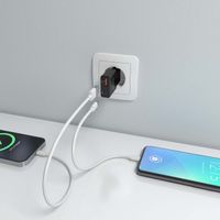 Miniatura 6 de CARGADOR AISENS GAN ULTRA DELGADO 30W USB-C PD3.0 QC4.0 USB-A QC3.0