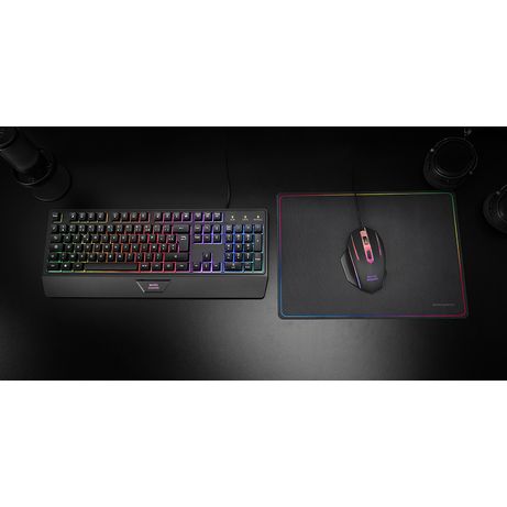 TECLADO MOUSE Y ALFOMBRILLA MARS GAMING MCP124ES RGB H-MECH, MOUSE HUANO RGB 3200dpi, ALFOMBRIL - Imagen 7 de 7 TECLADO MOUSE Y ALFOMBRILLA MARS GAMING MCP124ES RGB H-MECH, MOUSE HUANO RGB 3200dpi, ALFOMBRIL - Imagen 7 de 7