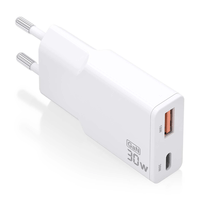 Miniatura 1 de CARGADOR AISENS GAN ULTRA DELGADO 30W USB-C PD3.0 QC4.0 USB-A QC3.0