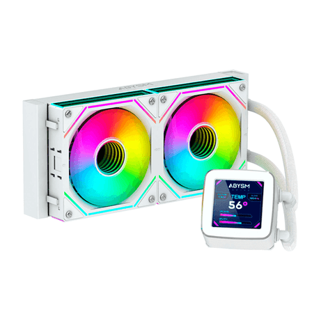 Abysm Refrigeración Líquida OCEANIC LCD 240 White ARGB - Imagen 1 de 5 Abysm Refrigeración Líquida OCEANIC LCD 240 White ARGB - Imagen 1 de 5