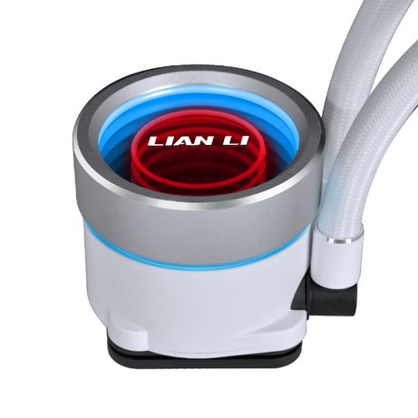 Lian Li Galahad II Trinity Carcasa del ordenador Sistema de refrigeraci n l quida todo en uno 12 cm Blanco 1 pieza s - Imagen 4 de 6 Lian Li Galahad II Trinity Carcasa del ordenador Sistema de refrigeraci n l quida todo en uno 12 cm Blanco 1 pieza s - Imagen 4 de 6