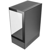 Miniatura 2 de CAJA ATX SEMITORRE GAMING MARS GAMING MCXO DOBLE CRISTAL TEMPLADO ARGB GPU 328mm 1x3.5 3x2.5 NEGRO