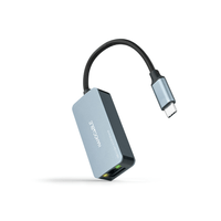 Miniatura 1 de + Nanocable - CONVERSOR USB-C 3.2 GEN1 ETHERNET 2.5G GRIS 15 CM