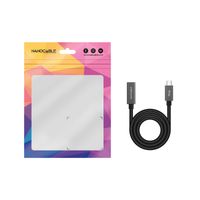 Miniatura 7 de Nanocable Cable USB 3.2 Gen2 USB-C M/H 2 M Negro