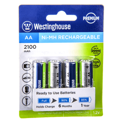 PILAS RECARGABLE AA 2100 WESTINGHOUSE