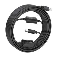 Miniatura 3 de CABLE AISENS USB 2.0 AMPLIFICADOR TIPO A/M-B/M NEGRO 15M