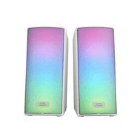 Miniatura 1 de ALTAVOCES 2.0 BLUETOOTH MARS GAMING MSRGB2 15W BT 5.3 JACK 3.5mm RGB CAJA DE CONTROL MicroSD BLANCO