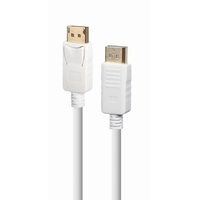 Miniatura 1 de CABLE DISPLAYPORT GEMBIRD 4K DE 1,8 M, BLANCO