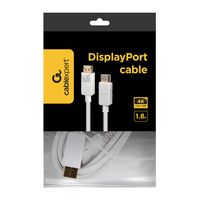 Miniatura 3 de CABLE DISPLAYPORT GEMBIRD 4K DE 1,8 M, BLANCO