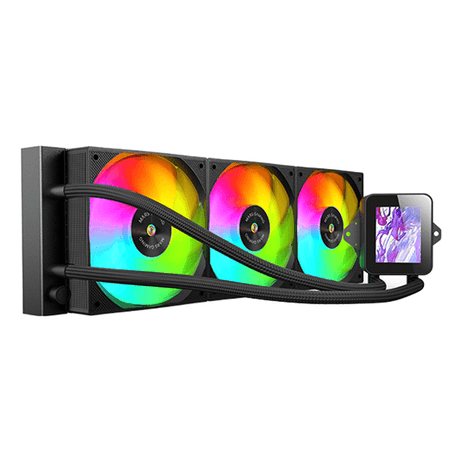 SISTEMA DE REFRIGERACION LIQUIDA MARS GAMING MLVISION360 NEGRO 3x120mm ARGB TPD 500W PANTALLA LCD - Imagen 1 de 4 SISTEMA DE REFRIGERACION LIQUIDA MARS GAMING MLVISION360 NEGRO 3x120mm ARGB TPD 500W PANTALLA LCD - Imagen 1 de 4