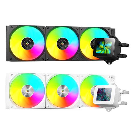 SISTEMA DE REFRIGERACION LIQUIDA MARS GAMING MLVISION360 NEGRO 3x120mm ARGB TPD 500W PANTALLA LCD - Imagen 3 de 4 SISTEMA DE REFRIGERACION LIQUIDA MARS GAMING MLVISION360 NEGRO 3x120mm ARGB TPD 500W PANTALLA LCD - Imagen 3 de 4