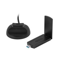 Miniatura 4 de ADAPTADOR RED LANBERG USB WIFI AX3000 TRI-BANDA 2X ANTENAS INTERNAS