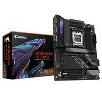 Miniatura 1 de GIGABYTE AMD  Placa base X870E A ELITE WIFI7 - Compatible con CPUs AMD Ryzen 9000, VRM digital de 16+2+2 fases, hasta 8000MHz DDR5 (OC), 4xPCIe 5.0 +