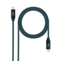 Miniatura 1 de Nanocable - CABLE USB 3.2 GEN2x2 100W 4K/60Hz USB-C M/M 0.5 M