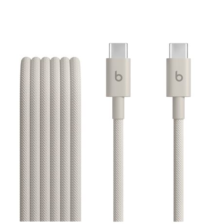 Beats USB-C to USB-C Woven Cable (1.5 m) - Surge Stone - Imagen 2 de 3 Beats USB-C to USB-C Woven Cable (1.5 m) - Surge Stone - Imagen 2 de 3