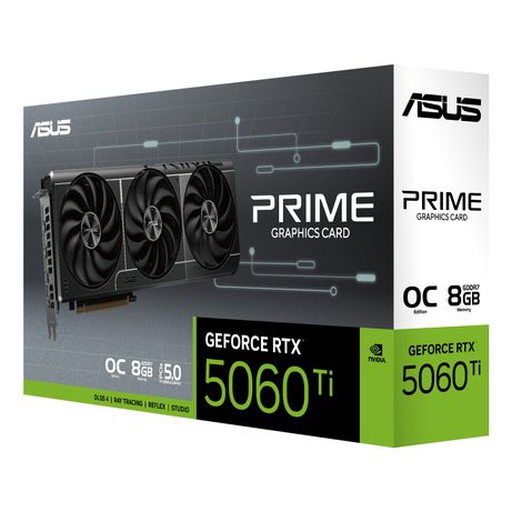 Tarjeta Gráfica Asus Prime GeForce RTX 5060 Ti 8GB GDDR7 OC - Imagen 8 de 16 Tarjeta Gráfica Asus Prime GeForce RTX 5060 Ti 8GB GDDR7 OC - Imagen 8 de 16