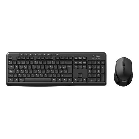 COMBO TECLADO/RATON COOLBOX KTR-03W INALAMBRICO NEGRO - Imagen 3 de 3 COMBO TECLADO/RATON COOLBOX KTR-03W INALAMBRICO NEGRO - Imagen 3 de 3