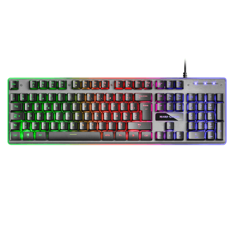 TECLADO EN FRANCES HIBRIDO H-MECANICO MARS GAMING MK220FR BLACK SWITCH H-MECHANICAL RETROILUMINADO FULL RGB PROGRAMABLE POR HARDWARE ANTIGHOSTING - Imagen 1 de 8 TECLADO EN FRANCES HIBRIDO H-MECANICO MARS GAMING MK220FR BLACK SWITCH H-MECHANICAL RETROILUMINADO FULL RGB PROGRAMABLE POR HARDWARE ANTIGHOSTING - Imagen 1 de 8