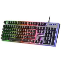 Miniatura 3 de TECLADO EN FRANCES HIBRIDO H-MECANICO MARS GAMING MK220FR BLACK SWITCH H-MECHANICAL RETROILUMINADO FULL RGB PROGRAMABLE POR HARDWARE ANTIGHOSTING